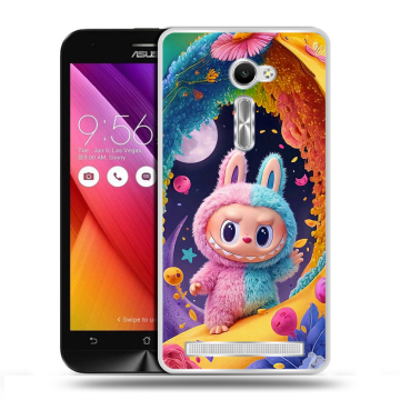 Пластиковый чехол на Asus Zenfone 2 5 с принтом Labubu Лабубу Пластиковый чехол на Asus Zenfone 2 5 с принтом Labubu Лабубу