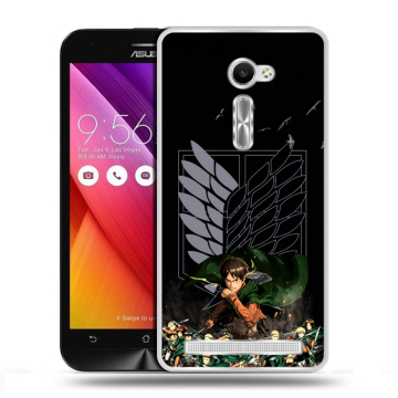 Пластиковый чехол на Asus Zenfone 2 5 с принтом Атака титанов