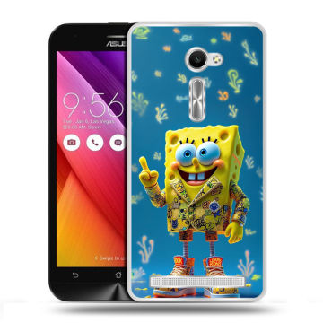 Пластиковый чехол на Asus Zenfone 2 5 с принтом Спанч боб Спанчбоб Пластиковый чехол на Asus Zenfone 2 5 с принтом Спанч боб Спанчбоб