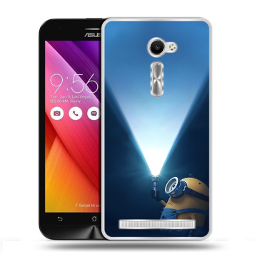 Пластиковый чехол на Asus Zenfone 2 5 с принтом Миньоны