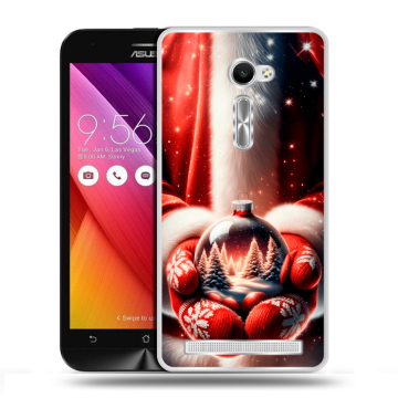 Пластиковый чехол на Asus Zenfone 2 5 с принтом Новый год