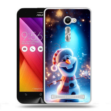 Пластиковый чехол на Asus Zenfone 2 5 с принтом Новый год