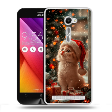 Пластиковый чехол на Asus Zenfone 2 5 с принтом Новый год