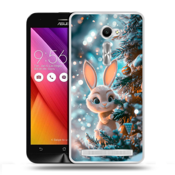 Пластиковый чехол на Asus Zenfone 2 5 с принтом Новый год