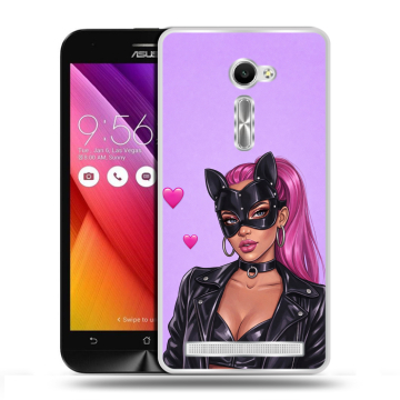 Пластиковый чехол на Asus Zenfone 2 5 с принтом женский