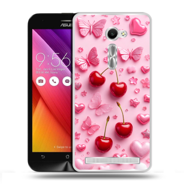 Пластиковый чехол на Asus Zenfone 2 5 с принтом для девочек