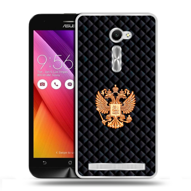 Пластиковый чехол на Asus Zenfone 2 5 с принтом Герб России принт Пластиковый чехол на Asus Zenfone 2 5 с принтом Герб России принт