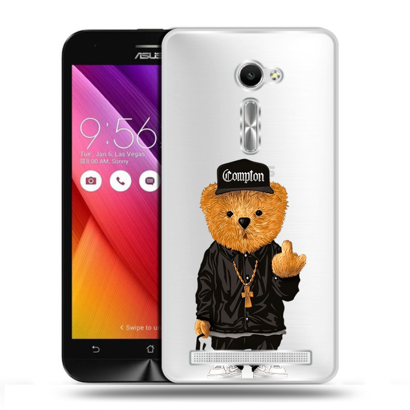 Пластиковый чехол на Asus Zenfone 2 5 с принтом Мишка Пластиковый чехол на Asus Zenfone 2 5 с принтом Мишка