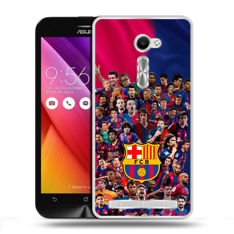 Пластиковый чехол на Asus Zenfone 2 5 с принтом Барселона Barcelona Пластиковый чехол на Asus Zenfone 2 5 с принтом Барселона Barcelona