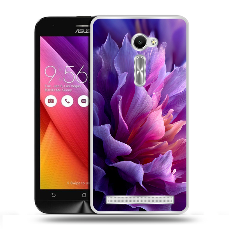 Пластиковый чехол на Asus Zenfone 2 5 с принтом женский цветы Пластиковый чехол на Asus Zenfone 2 5 с принтом женский цветы