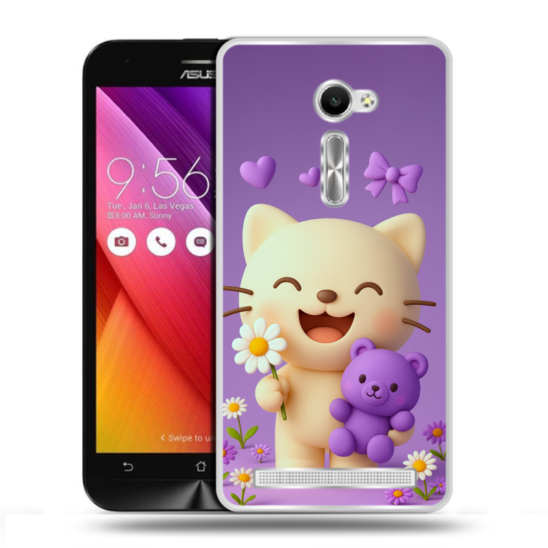 Пластиковый чехол на Asus Zenfone 2 5 с принтом для девочек Пластиковый чехол на Asus Zenfone 2 5 с принтом для девочек