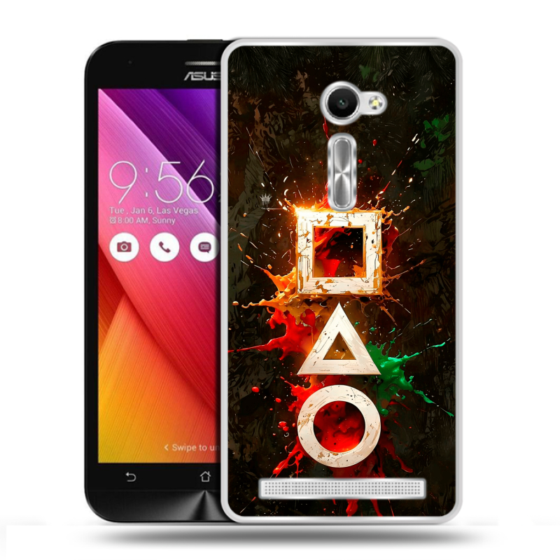 Пластиковый чехол на Asus Zenfone 2 5 с принтом Squid Game Игра кальмара Пластиковый чехол на Asus Zenfone 2 5 с принтом Squid Game Игра кальмара