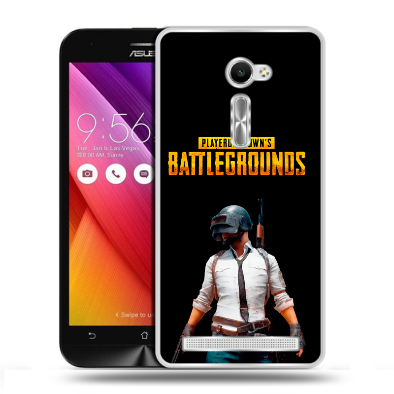 Пластиковый чехол на Asus Zenfone 2 5 с принтом PUGB ПАГБ Пластиковый чехол на Asus Zenfone 2 5 с принтом PUGB ПАГБ