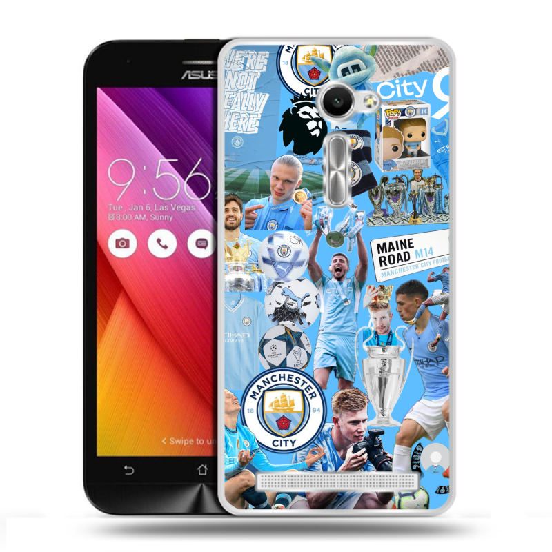 Пластиковый чехол на Asus Zenfone 2 5 с принтом Man City Манчестер Сити Пластиковый чехол на Asus Zenfone 2 5 с принтом Man City Манчестер Сити