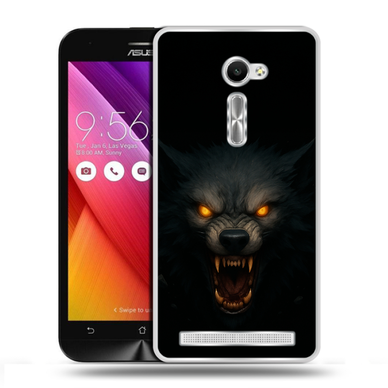 Пластиковый чехол на Asus Zenfone 2 5 с принтом Волк Пластиковый чехол на Asus Zenfone 2 5 с принтом Волк