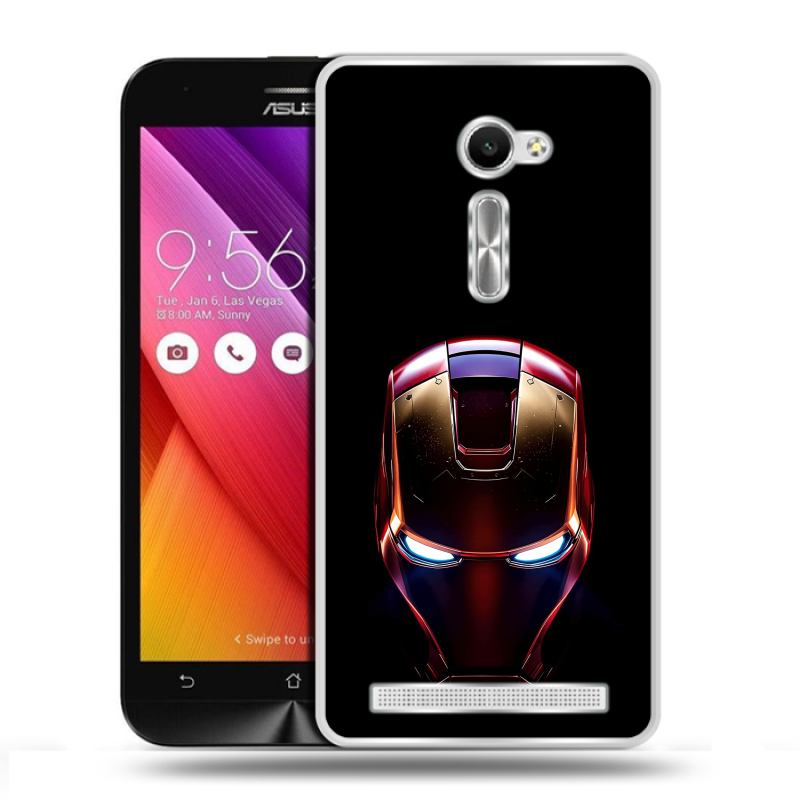 Пластиковый чехол на Asus Zenfone 2 5 с принтом IronMan Железный человек Пластиковый чехол на Asus Zenfone 2 5 с принтом IronMan Железный человек
