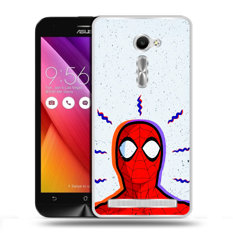 Пластиковый чехол на Asus Zenfone 2 5 с принтом Spiderman Человек паук Пластиковый чехол на Asus Zenfone 2 5 с принтом Spiderman Человек паук