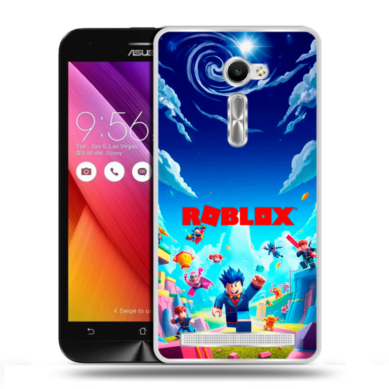 Пластиковый чехол на Asus Zenfone 2 5 с принтом Roblox Роблокс Пластиковый чехол на Asus Zenfone 2 5 с принтом Roblox Роблокс
