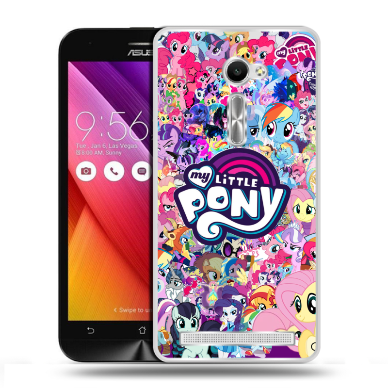 Пластиковый чехол на Asus Zenfone 2 5 с принтом My little pony Дружба чудо Пластиковый чехол на Asus Zenfone 2 5 с принтом My little pony Дружба чудо