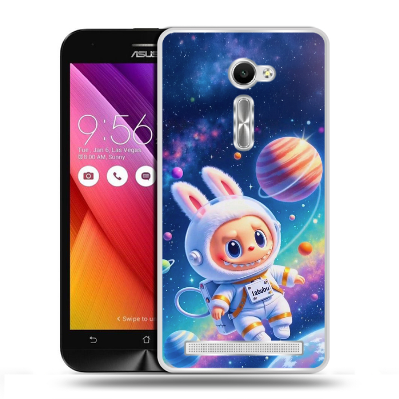 Пластиковый чехол на Asus Zenfone 2 5 с принтом Labubu Лабубу Пластиковый чехол на Asus Zenfone 2 5 с принтом Labubu Лабубу