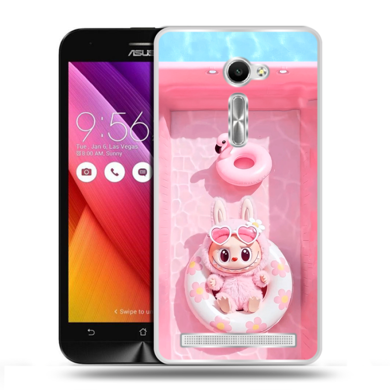 Пластиковый чехол на Asus Zenfone 2 5 с принтом Labubu Лабубу Пластиковый чехол на Asus Zenfone 2 5 с принтом Labubu Лабубу