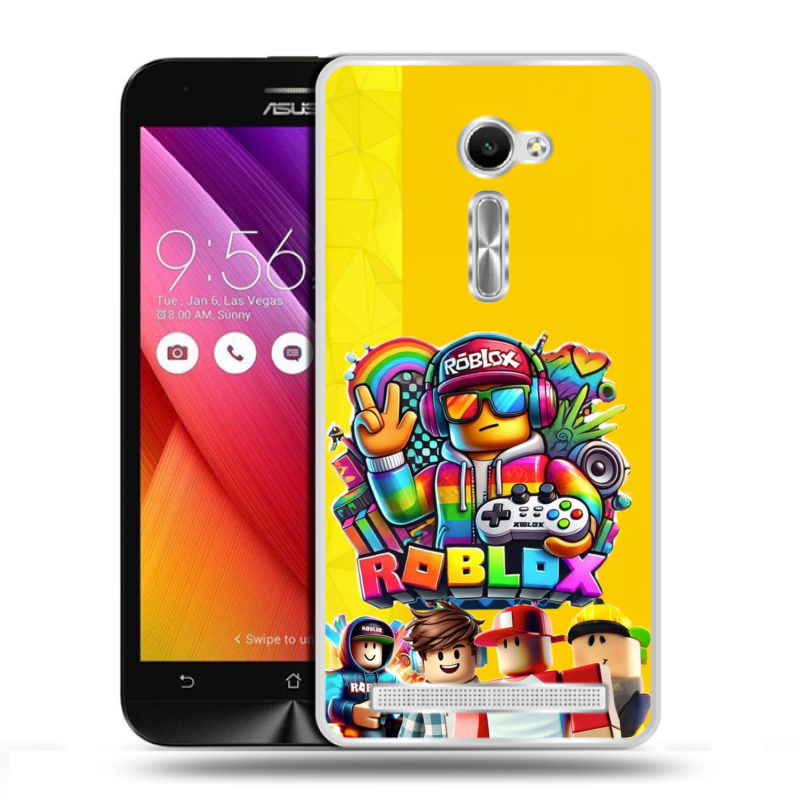 Пластиковый чехол на Asus Zenfone 2 5 с принтом Roblox Роблокс Пластиковый чехол на Asus Zenfone 2 5 с принтом Roblox Роблокс
