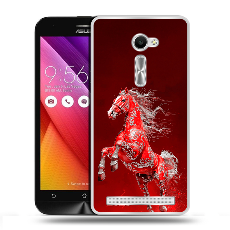 Пластиковый чехол на Asus Zenfone 2 5 с принтом Новый год Пластиковый чехол на Asus Zenfone 2 5 с принтом Новый год