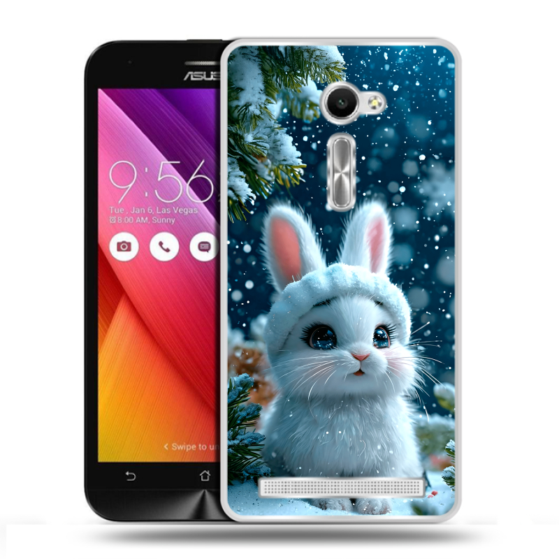 Пластиковый чехол на Asus Zenfone 2 5 с принтом Новый год Пластиковый чехол на Asus Zenfone 2 5 с принтом Новый год