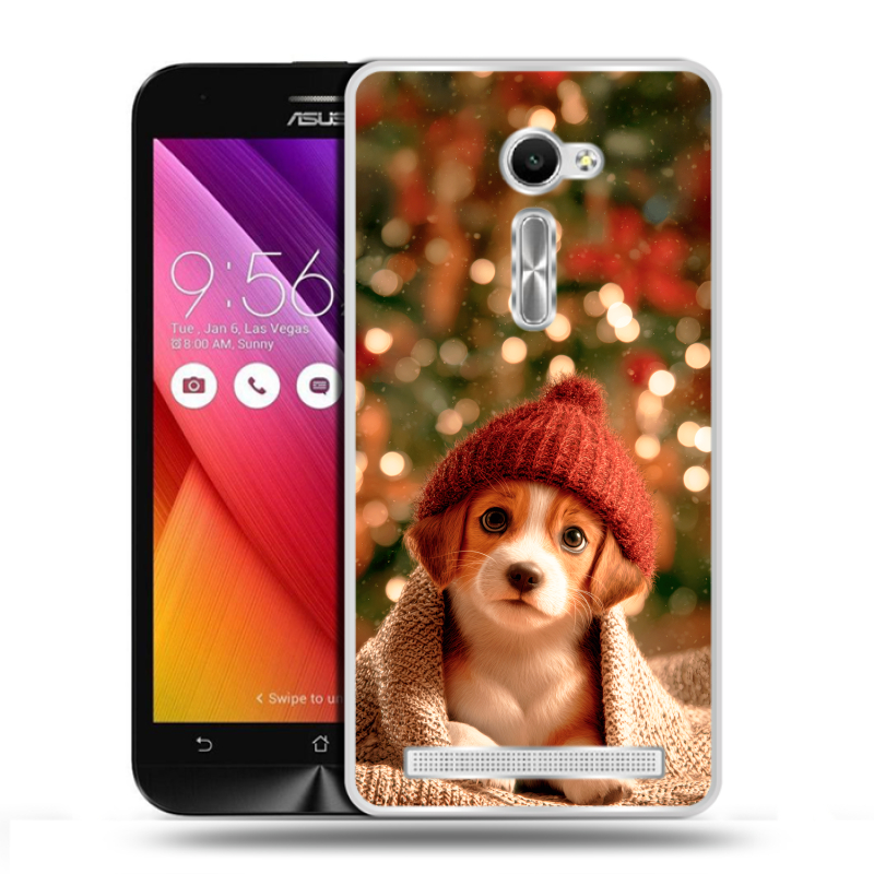 Пластиковый чехол на Asus Zenfone 2 5 с принтом Новый год Пластиковый чехол на Asus Zenfone 2 5 с принтом Новый год