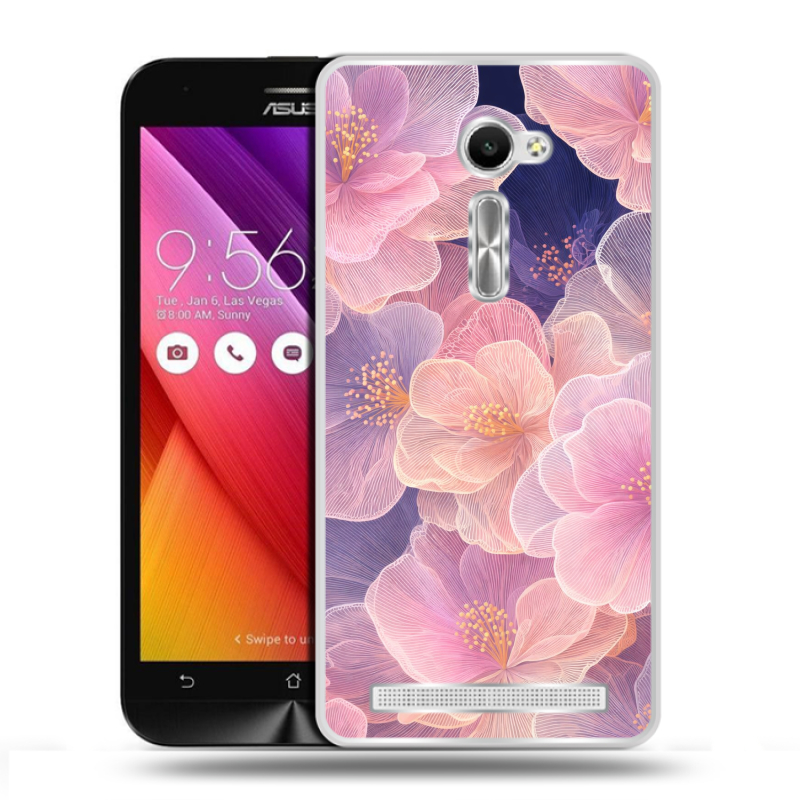 Пластиковый чехол на Asus Zenfone 2 5 с принтом женский Пластиковый чехол на Asus Zenfone 2 5 с принтом женский