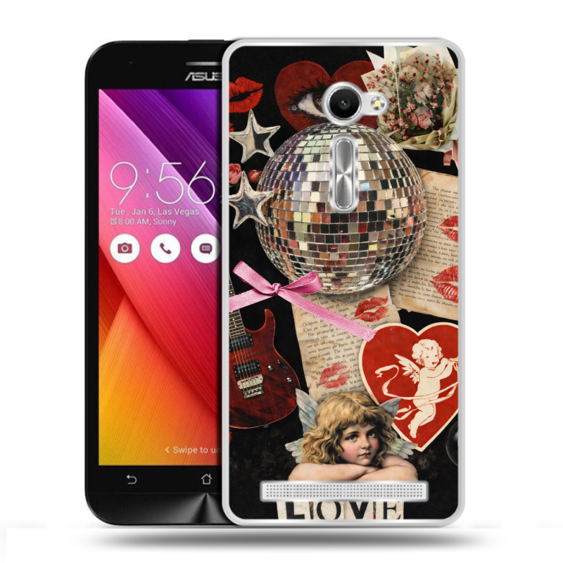 Пластиковый чехол на Asus Zenfone 2 5 с принтом для девочек Пластиковый чехол на Asus Zenfone 2 5 с принтом для девочек