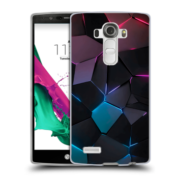 Силиконовый чехол на LG G4 с принтом Геометрия неона Силиконовый чехол на LG G4 с принтом Геометрия неона