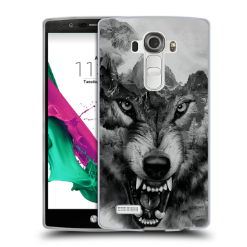 Силиконовый чехол на LG G4 с принтом Волк Силиконовый чехол на LG G4 с принтом Волк