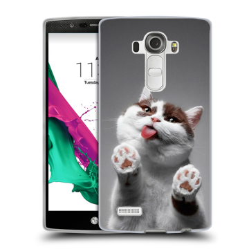 Силиконовый чехол на LG G4 с принтом Коты Силиконовый чехол на LG G4 с принтом Коты