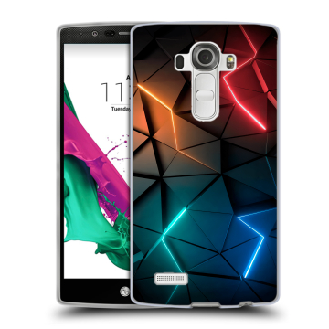 Силиконовый чехол на LG G4 с принтом Абстракция неон Силиконовый чехол на LG G4 с принтом Абстракция неон
