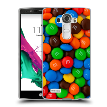 Силиконовый чехол на LG G4 с принтом Конфеты Силиконовый чехол на LG G4 с принтом Конфеты