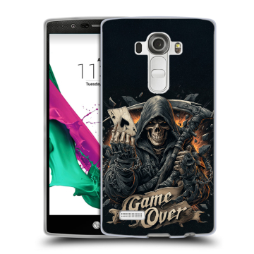 Силиконовый чехол на LG G4 с принтом Скелет карты Силиконовый чехол на LG G4 с принтом Скелет карты