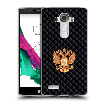 Силиконовый чехол на LG G4 с принтом Герб России принт Силиконовый чехол на LG G4 с принтом Герб России принт