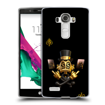 Силиконовый чехол на LG G4 с принтом Золотой скрудж макдак