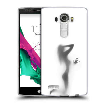 Силиконовый чехол на LG G4 с принтом Силуэт