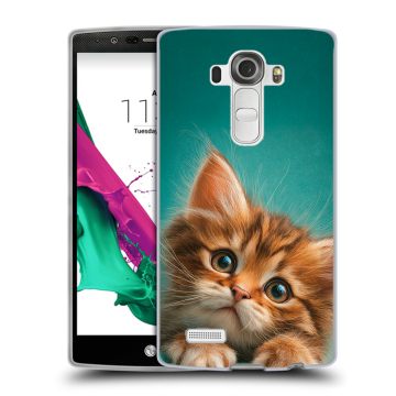 Силиконовый чехол на LG G4 с принтом котенок Силиконовый чехол на LG G4 с принтом котенок