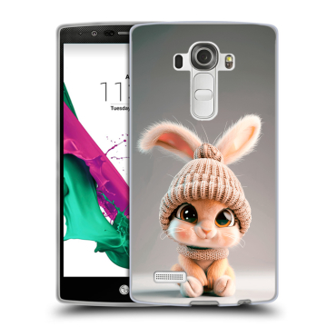 Силиконовый чехол на LG G4 с принтом Кролик Силиконовый чехол на LG G4 с принтом Кролик