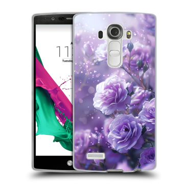 Силиконовый чехол на LG G4 с принтом Розы цветы Силиконовый чехол на LG G4 с принтом Розы цветы
