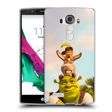 Силиконовый чехол на LG G4 с принтом Шрек Shrek Силиконовый чехол на LG G4 с принтом Шрек Shrek