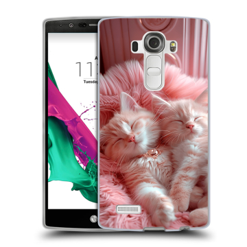 Силиконовый чехол на LG G4 с принтом котята котики Силиконовый чехол на LG G4 с принтом котята котики