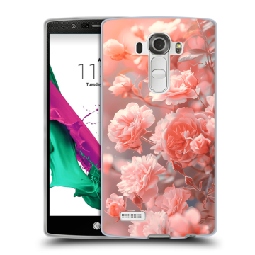 Силиконовый чехол на LG G4 с принтом Розы цветы Силиконовый чехол на LG G4 с принтом Розы цветы