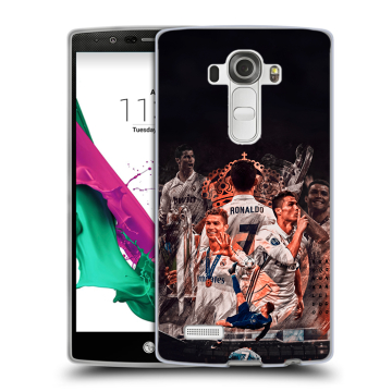 Силиконовый чехол на LG G4 с принтом Реал Роналдо Real Ronaldo