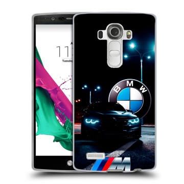 Силиконовый чехол на LG G4 с принтом БМВ BMW Силиконовый чехол на LG G4 с принтом БМВ BMW