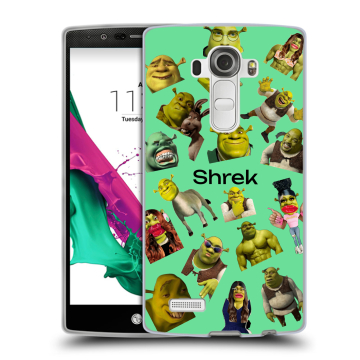 Силиконовый чехол на LG G4 с принтом Шрек Shrek Силиконовый чехол на LG G4 с принтом Шрек Shrek