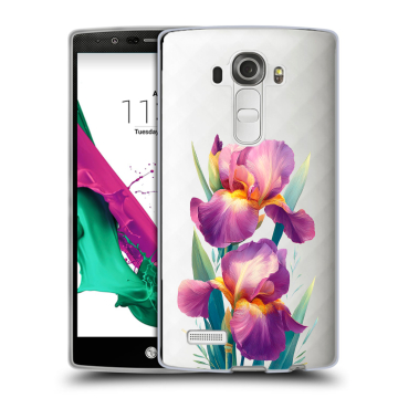 Силиконовый чехол на LG G4 с принтом Цветы орхидеи Силиконовый чехол на LG G4 с принтом Цветы орхидеи